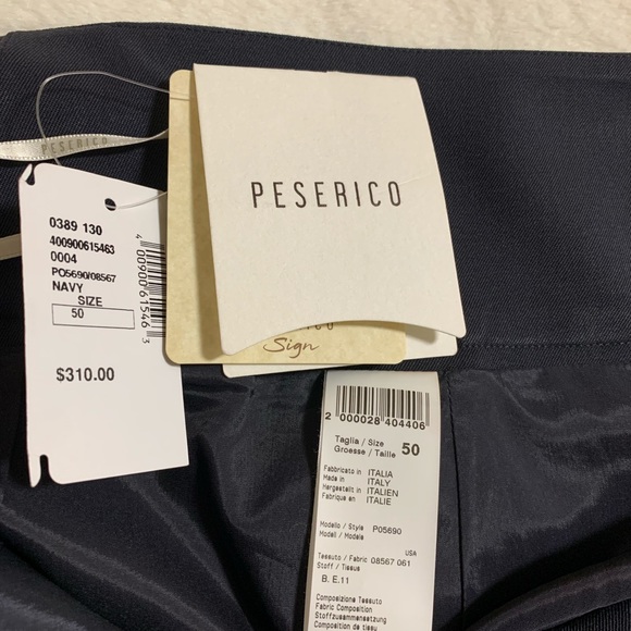 Peserico Skirt/Color Navy/Size 50 Italy (USA Size 14) - Picture 7 of 9